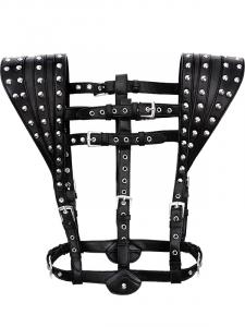 Armor harness with studs and straps fully adjustable